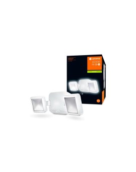 Naświetlacz LED 10W 480lm 4000K IP54 Biały z Czujnikiem ruchu LEDVANCE SPOTLIGHT Bateryjny Podwójny