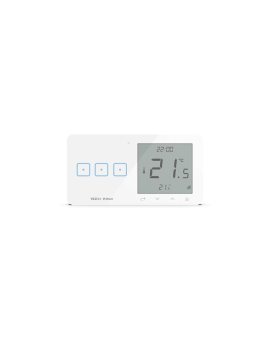 SINUM WSR-03m L Regulator pokojowy + włącznik trójpolowy lewy kolor biały