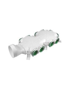Skrzynka rozdzielcza rekuperacyjna boczna VCB160-10 fi160 - 10 x 75mm Awenta