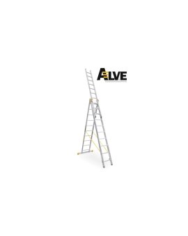 Drabina profesjonalna FORTE ALVE 3x10 szczebli 8610