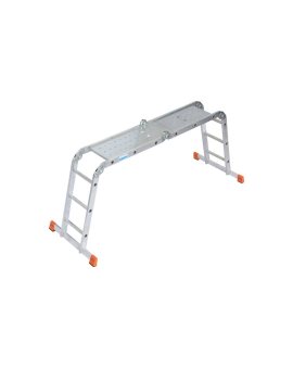 Drabina uniwersalna przegubowa KRAUSE MultiMatic 4x3 z platformą 120687