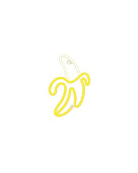 Neon LED BANAN biały żółty Bat + USB FLNE10 Forever Light