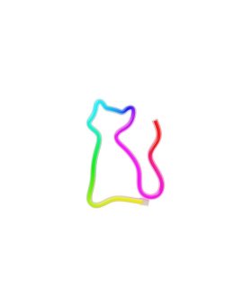 Neon LED RGB KOT FLRN03 + pilot Forever Light
