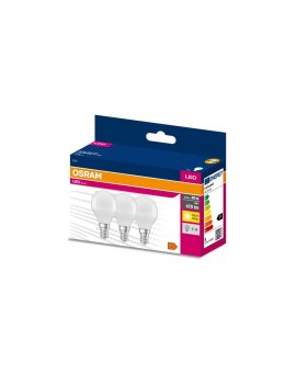 3PAK Żarówka LED E14 P45 4,9W = 40W 470lm 3000K Ciepła 200 OSRAM VALUE