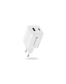 Ładowarka sieciowa everActive GaN SC-450Q z gniazdem USB oraz USB-C PD PPS QC4+ 45W