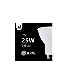 Żarówka LED GU10 3W 230V 4500K 245lm Forever Light RTV003438