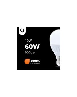 Żarówka LED E14 G45 10W 230V 3000K 900lm ceramiczna Forever Light RTV003449