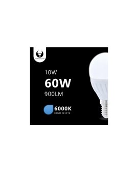 Żarówka LED E14 G45 10W 230V 6000K 900lm ceramiczna Forever Light RTV003451