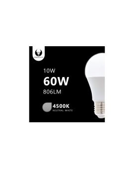 Żarówka LED E27 A60 10W 230V 4500K 806lm Forever Light RTV003456