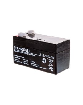 Akumulator bezobsługowy AGM 1, 2Ah 12V Technocell 1, 2TC