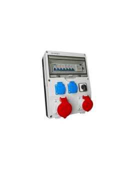 Rozdzielnica budowlna ECO-S/FI 32A/5P 16A/5P 2x230V Doktorvolt 8683