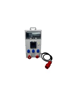 Rozdzielnica budowlana eXT 32A 16A 3x230V + Janitza Energiemessgerät UMG 96-PA-MID+ EEG 6047