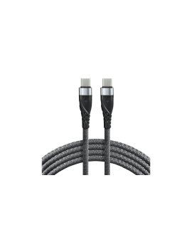 Kabel przewód USB-C PD 100cm everActive CBB-1PDG Power Delivery 2.0 z obsługą szybkiego ładowania 3A/20V 60W