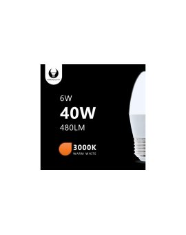 Żarówka LED E27 C37 6W 3000K 480lm Forever Light RTV003467