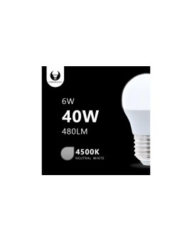 Żarówka LED E27 G45 6W 4500K 480lm Forever Light RTV003473
