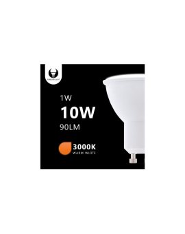 Żarówka LED GU10 1W 230V 3000K 90lm Forever Light RTV003477