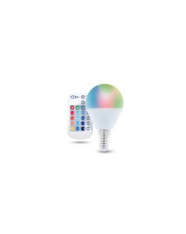 Żarówka LED E14 G45 RGB + White 5W + RC 250lm Forever Light