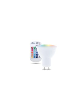 Żarówka LED GU10 RGB + White 5W + RC 250lm Forever Light