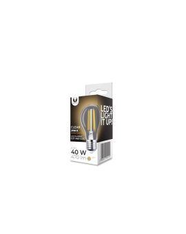 Żarówka LED Filament E27 A60 4W 230V 2700K 470lm COG przezroczysta Forever Light