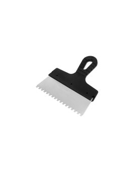 Szpachla ze stali nierdzewnej do kleju z zębami 200 mm, ząb 6 x 6 mm (111-060)