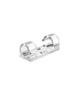 Klips kablowy Ø3-5 mm Polax samoprzylepny 28x10 mm, 20 szt. (37-172)