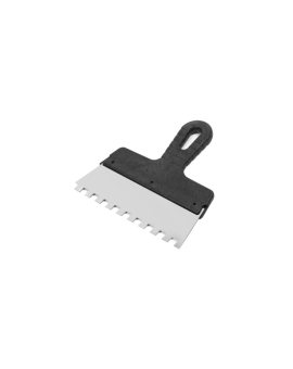 Szpachla ze stali nierdzewnej do kleju z zębami 200 mm, ząb 10 x 10 mm (111-089)