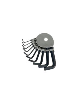 Zestaw kluczy imbusowych Polax, na kółku 10 szt. 1, 5-10 mm (25-011)