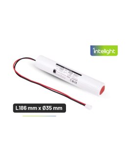 Pakiet akumulatorów NiCd 3,6V 4000mAh HT do opraw WARS 2W 3H / PRIMUS TEC 6-36 3h - L186 x Ø35 / 40159