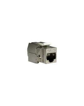Gniazdo RJ45 STP kat. 6 keystone białe (beznarzędziowe), slim