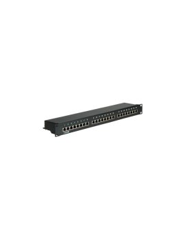 VALUE Patch panel kat.5e (klasa D) 19, 24P, ekranowany, czarny