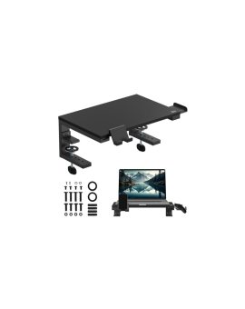 Podstawka pod laptop / monitor Ergo Office, max. obciążenie 20kg, dla przekąt. 13-32, czarna, ER-303 B