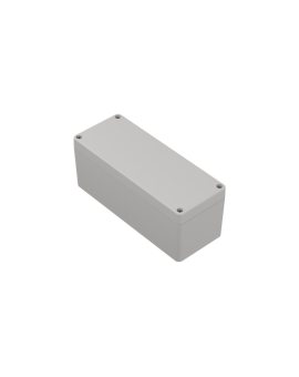 ZP190.75.75Jp TM ABS-PC - Obudowa plastikowa ZP190.75.75 jasny dół - bezbarwna góra z tulejkami mosiężnymi ABS-PC