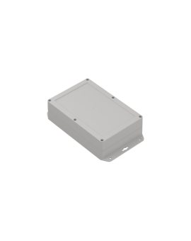 ZP210.140.60UJH TM ABS - Obudowa hermetyczna ZP210.140.60 jasna z uszami z uszczelką i tulejkami mosiężnymi ABS
