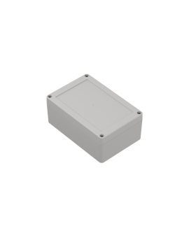 ZP150.100.60Jp TM ABS-PC - Obudowa plastikowa ZP150.100.60 jasny dół - bezbarwna góra z tulejkami mosiężnymi ABS-PC