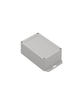 ZP150.100.60SUJ-IP67 TM ABS - Obudowa hermetyczna ZP150.100.60 jasna z uszami z uszczelką zalewaną i tulejkami mosiężnymi ABS