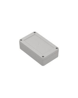 ZP125.75.37SJ-IP67 TM ABS - Obudowa hermetyczna ZP125.75.37 jasna z uszczelką zalewaną i tulejkami mosiężnymi ABS