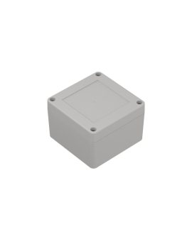 ZP90.90.60JpH TM ABS-PC - Obudowa hermetyczna ZP90.90.60 jasny dół - bezbarwna góra z uszczelką i tulejkami mosiężnymi ABS-PC