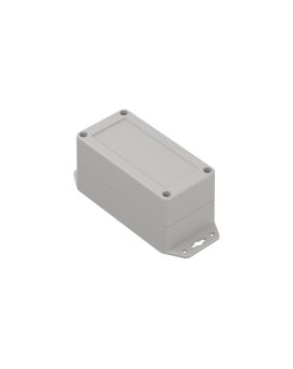 ZP120.60.60UJpH TM ABS-PC - Obudowa hermetyczna ZP120.60.60 jasny dół z uszami - bezbarwna góra z uszczelką i tulejkami mosiężny