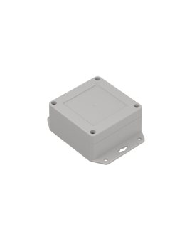 ZP90.90.45SUJp-IP67 TM PC - Obudowa hermetyczna ZP90.90.45s jasny dół z uszami - bezbarwna góra z uszczelką zalewaną i tulejkami
