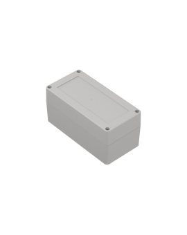 ZP160.80.75J TM PC - Obudowa plastikowa ZP160.80.75 jasna z tulejkami mosiężnymi PC