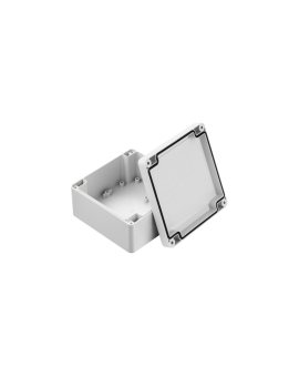 ZP120.120.60SJ-IP67 TM PC - Obudowa hermetyczna ZP120.120.60 jasna z uszczelką zalewaną i tulejkami mosiężnymi PC