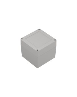 ZP105.105.90Jp TM ABS-PC - Obudowa plastikowa ZP105.105.90 jasny dół - bezbarwna góra z tulejkami mosiężnymi ABS-PC