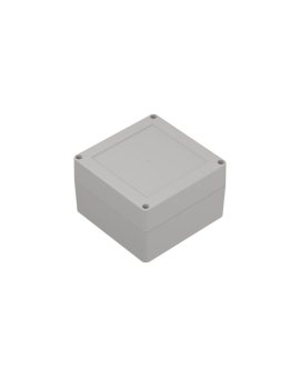 ZP120.120.75J TM PC - Obudowa plastikowa ZP120.120.75 jasna z tulejkami mosiężnymi PC