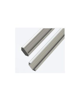 Profil aluminiowy narożny kątowy anodowany 2 metry + szybka mleczna zestaw LED line 5 lat gwar.