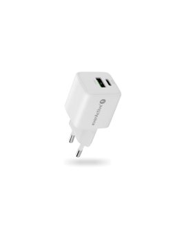 Ładowarka sieciowa everActive GaN SC-330Q z gniazdem USB QC3.0 oraz USB-C PD 20W