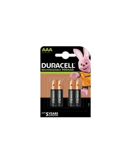 Akumulatorki Duracell Recharge R03 AAA 900mAh (blister) - 4 sztuki