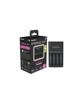 Ładowarka akumulatorków Ni-MH Panasonic Eneloop BQ-CC55 + 4 x R6/AA Eneloop PRO 2500mAh BK-3HCDE EKO