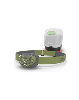 Latarka czołowa Energizer Vision Zielona 2w1 260 lumenów CAMPING KIT