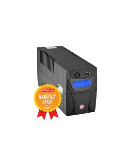 GT UPS POWERbox Tower 850VA/480W Line-Interactive 2xSCHUKO 12V-9Ah LCD