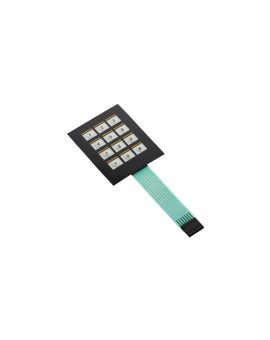 STD 34-07.OP - Klawiatura STD 3x4-7 pinowa czarna z opi
